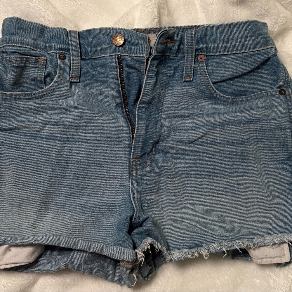 Madewell Light Blue Jean Shorts